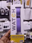 Premium Silicone Sport Loop Watch Strap - Purple/Lilac - 20mm - 1