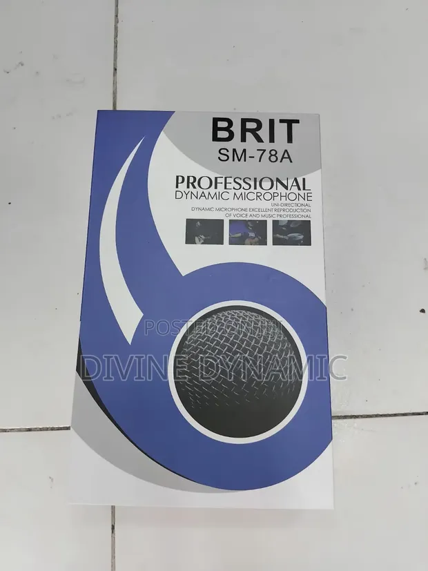 BRIT SM-78A Professional Dynamic Microphone - 1