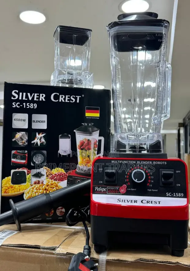 Silver Crest 2-in-1 Heavy-Duty Blender - 1