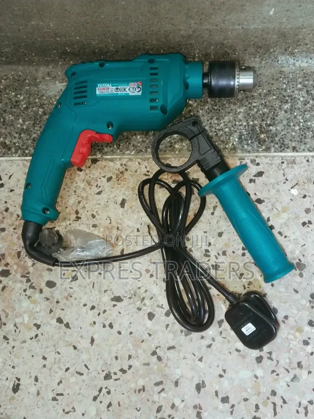 Total 680W Impact Drill with Free Extension - 1