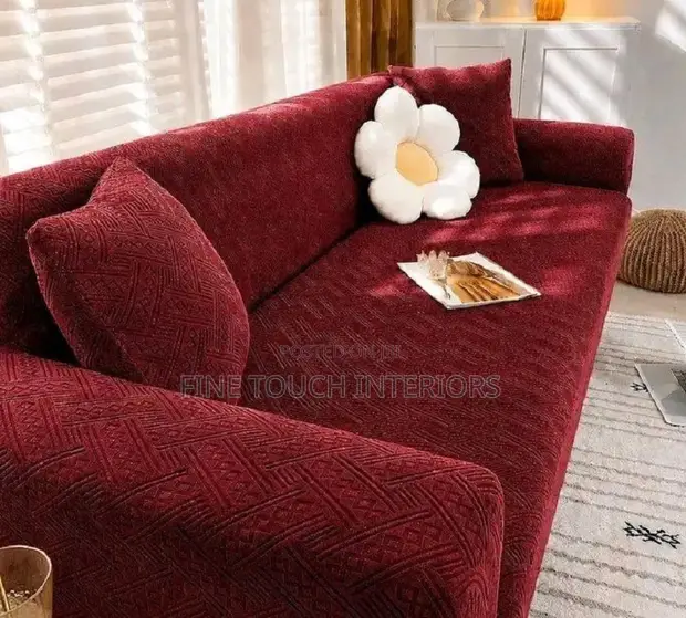 Plain Sofa Covers for Living Room - 1
