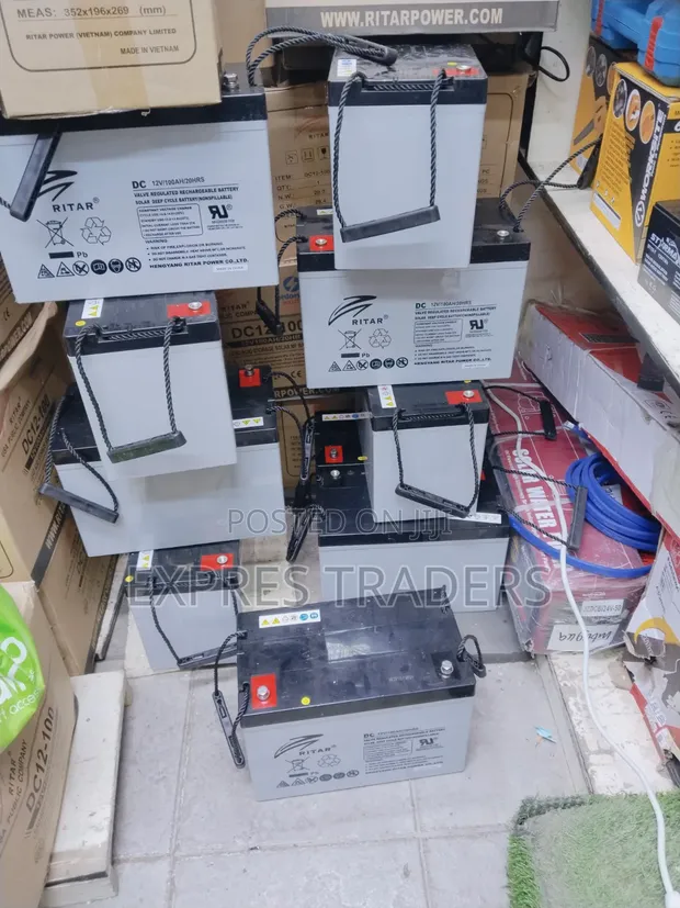 Ritar 100Ah Deep Cycle Battery - 1