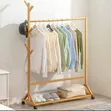Bamboo Cloth Rack - 3
