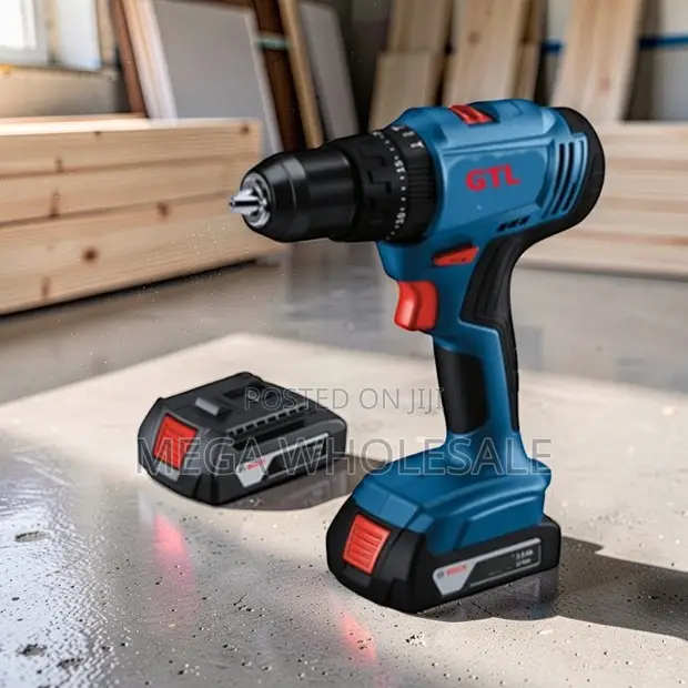 Main-One Cordless Drill Machine with Free Drill Bits - 1