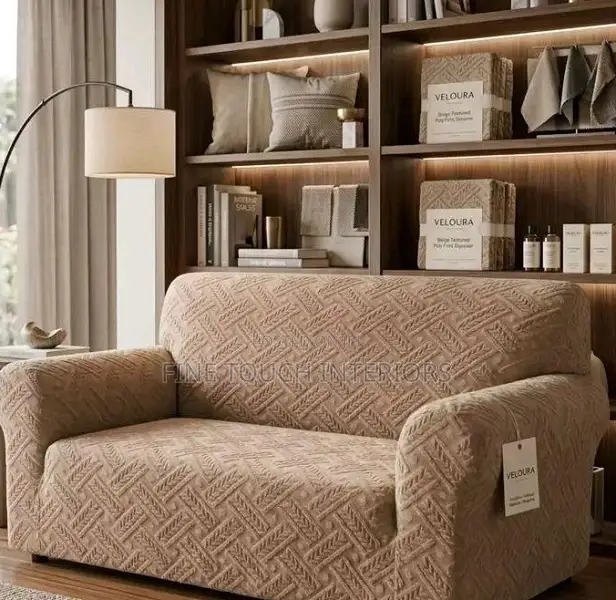Soft Quality Plain Sofa Covers - 1