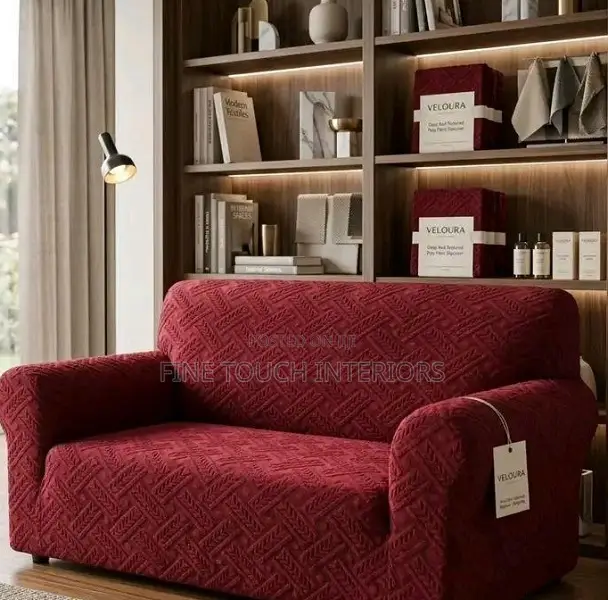 Plain Sofa Covers - Stylish Home Decor - 1