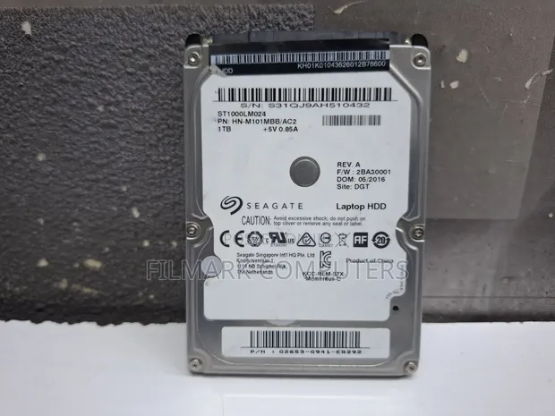 Seagate 1TB 2.5" Hard Drive ya Laptop (Iliyotumika) - 1