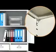 Office Cabinet with Integrated Safe - 3