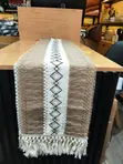 Bohemian Woven Table Runner with Tassels - 2