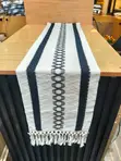 Bohemian Woven Table Runner with Tassels - 3
