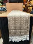 Bohemian Woven Table Runner with Tassels - 4
