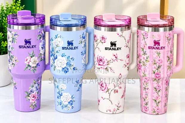 Floral Stanley Tumbler - Brand New - 1