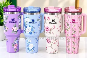 Floral Stanley Tumbler - Brand New