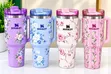 Floral Stanley Tumbler - Brand New - 1