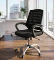 Kiti cha Ofisi cha Ergonomic chenye Mkeka Mrefu - Nyeusi - 1
