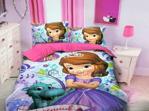 Quality Cartoon Print Girls Duvet Set