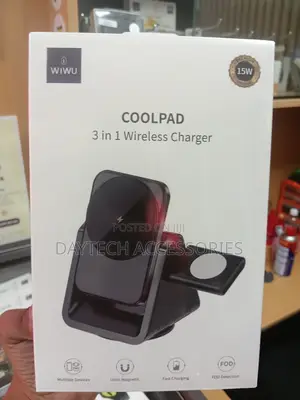 WiWU Coolpad 15W 3-in-1 Wireless Charging Station