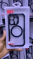 Xundd Magnetic Clear Case kwa Tecno Camon 50 (Bumper Nyeusi) - 2