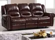 Kochi ya Recliner ya Executive ya Sehemu 5 - Ngozi ya Kahawia - 4