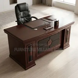 1.8m Mahogany Executive Office Desk
