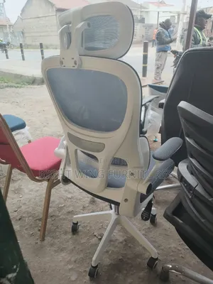 Kiti cha Ofisi cha Mgongo Juu chenye Kichwa na Mikono