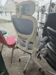 Kiti cha Ofisi cha Mgongo Juu chenye Kichwa na Mikono - 1
