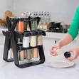 Windmill 18 Jar Rotating Spice Rack (18pc) na Lebo - 3