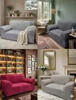 Vifuniko vya Sofa Plain - Rangi Nyingi - 1