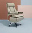 Upholstered Boss Leather Recliner Office Chair - 2