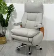 Upholstered Boss Leather Recliner Office Chair - 4