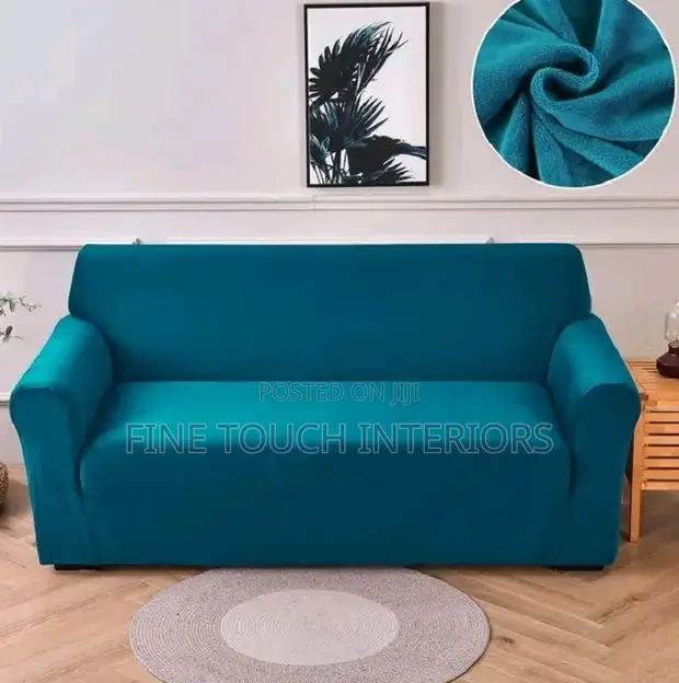 Vifuniko vya Sofa vya Velvet Plain - 1