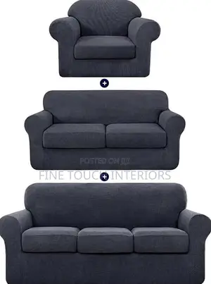 Vifuniko vya Sofa Plain kwa Seaters 3, 2, 1