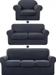 Plain Sofa Covers for 3, 2, 1 Seaters - 1