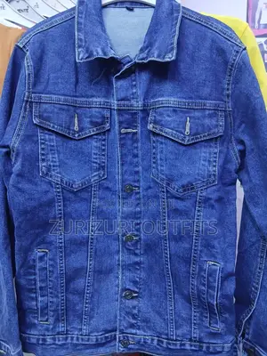 Avogan Denim Jacket - Blue, Slim Fit