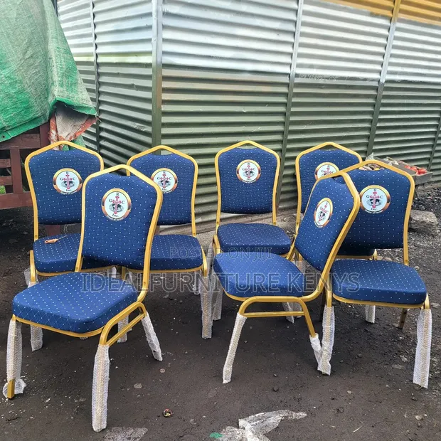 Gold Frame Conference Chairs - Brand New - 1