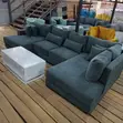 Sofa ya U-Shape ya Sehemu 7 ya Juu Nyeusi - 1