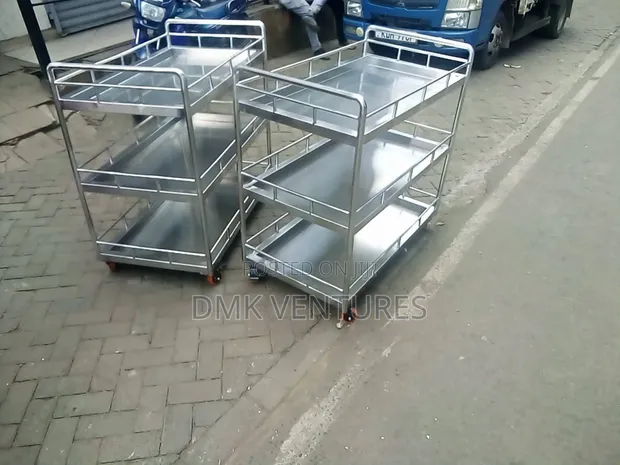 Ventures Stainless Steel 3-Tier Trolley - 1