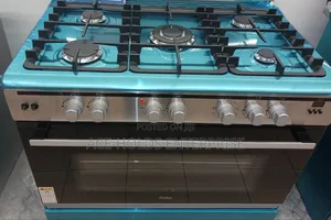 Haier 60x90cm Jiko la Gesi la Vichomeo 5 na Oven ya Umeme & Wok Burner
