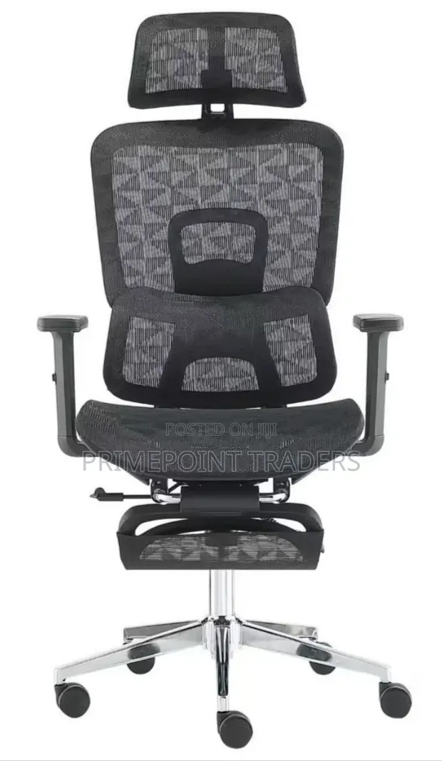 Managerial High-Back Orthopedic Mesh Office Chair - 1