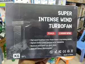 X6 Super Intense Wind Turbofan Duster ya Umeme