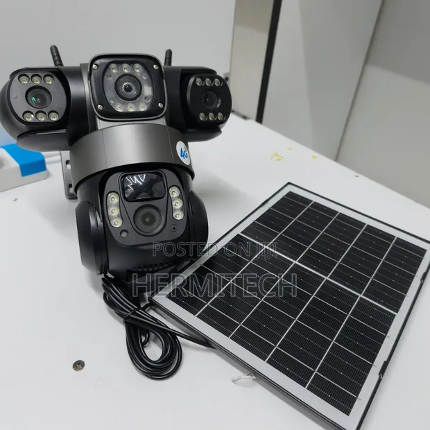 Kamera ya CCTV ya Solar ya 4G yenye Lenzi Tatu - 1