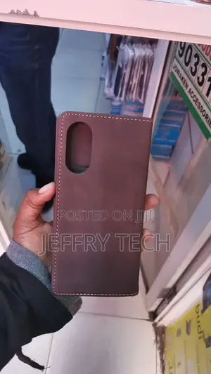 CaseMe Brown Leather Wallet Phone Case kwa Tecno Spark