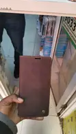 CaseMe Brown Leather Wallet Phone Case kwa Tecno Spark - 2