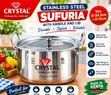 Quality Crystal Stainless Steel Sufuria 7L - 2