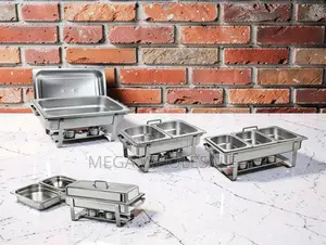 Chafing Dish ya Chuma cha Kutuo cha 11L Triple