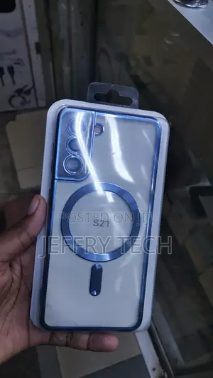 Kifaa cha Kioo cha MagSafe cha Bluu kwa Samsung Galaxy S21