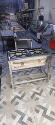 Ventures Cooker ya Gesi ya Kuungua Mbili ya Kibiashara - 1