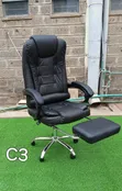 Executive Office Chair with Retractable Footrest - 1