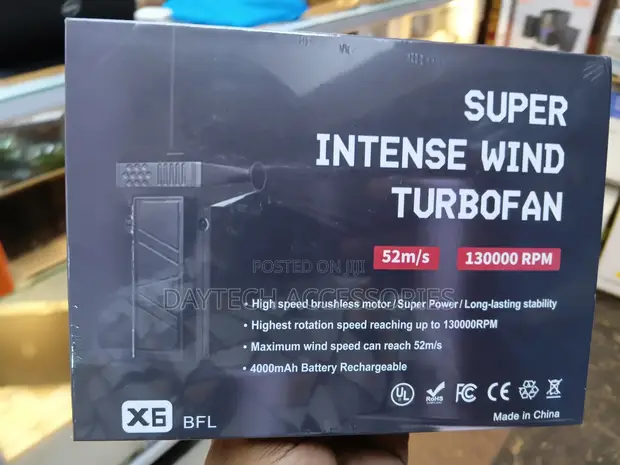 X6 Super Wind Turbofan High-Speed Electric Air Blower - 1