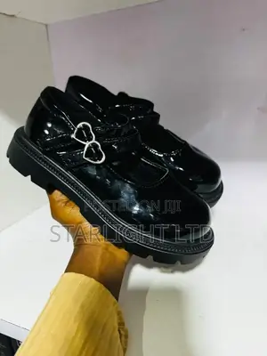 Comfort Fit Kids School Shoes - Black Mary Jane Buckle
